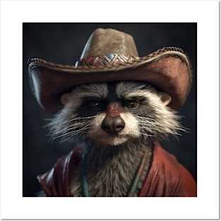 Somber raccoon Posters and Art